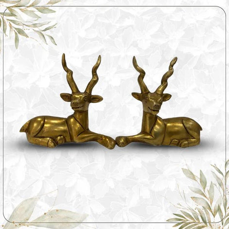 Brass Deer Statue - The Business Increaser