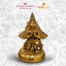 Lord Garuda Brass Statue - The Obstacle Remover